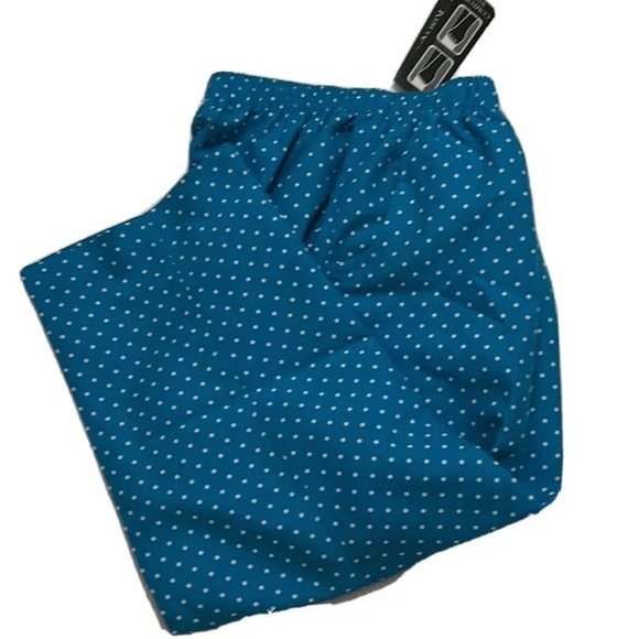 KIM ROGERS Capri’s Women’s SZ 8 Turquoise Dots Comfort Waist Stretch Elasticized - Picture 4 of 6